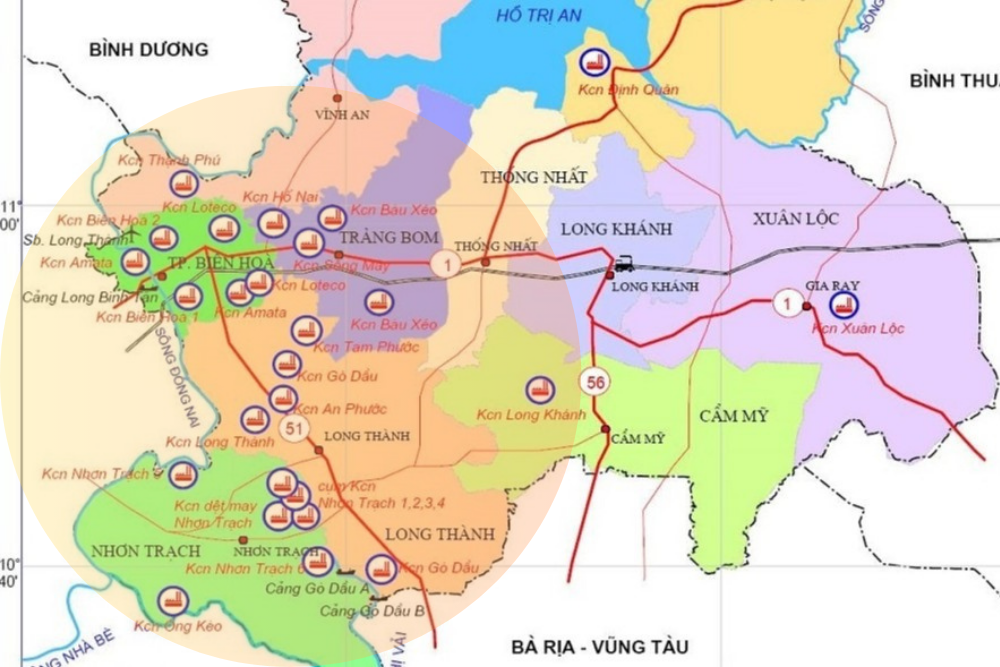 hệ sinh thái KCN Đồng Nai