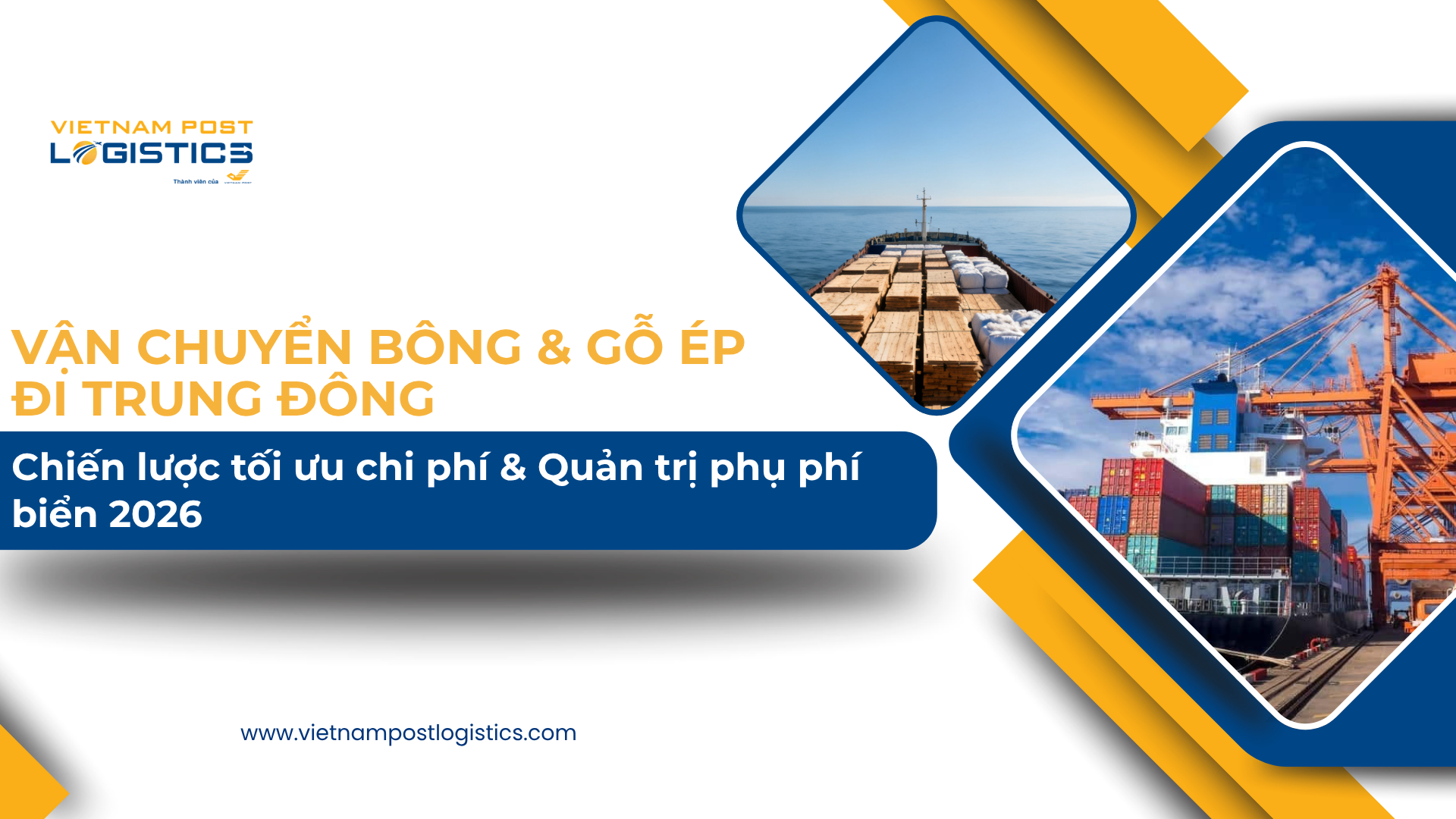 vận chuyển gỗ ép và bông đi trung đông